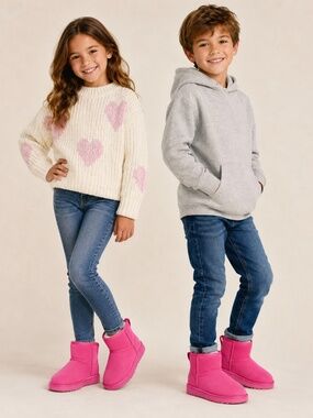 UGG Classic Mini II Pink Bloom Big Kids Youth 6 Boots NIB 1017715K